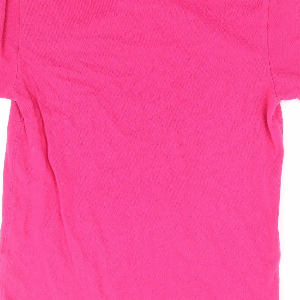 Womens UK Size S NEXT Pink Basic Polo