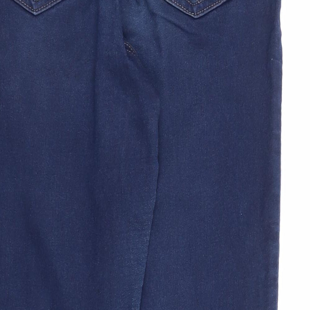 Womens UK Size 8 Marks and Spencer Regular Fit Jegging Blue Jeans
