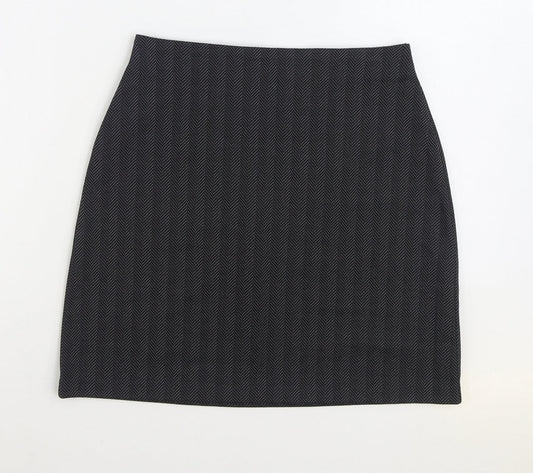 Womens UK Size 8 F&F Straight & Pencil Jersey Skirt
