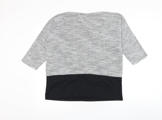 Womens UK Size 10 ESMARA Grey Pullover Jumper
