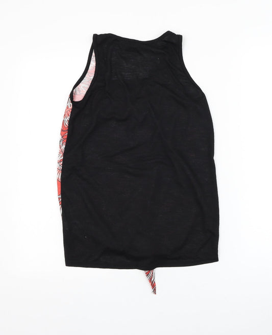 Womens UK Size 8 Dunnes Stores Red Basic Tank