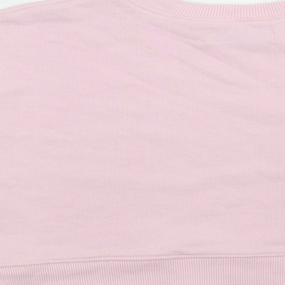 Womens UK Size S Pull&Bear Pink Pullover Sweatshirt