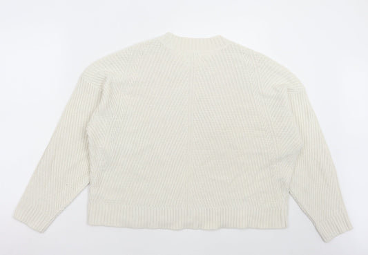Womens UK Size L Pep & Co Ivory Pullover Jumper