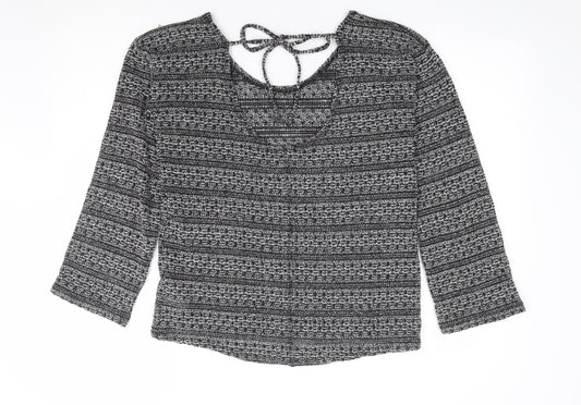 Womens UK Size 10 NEXT Black Pullover Jumper