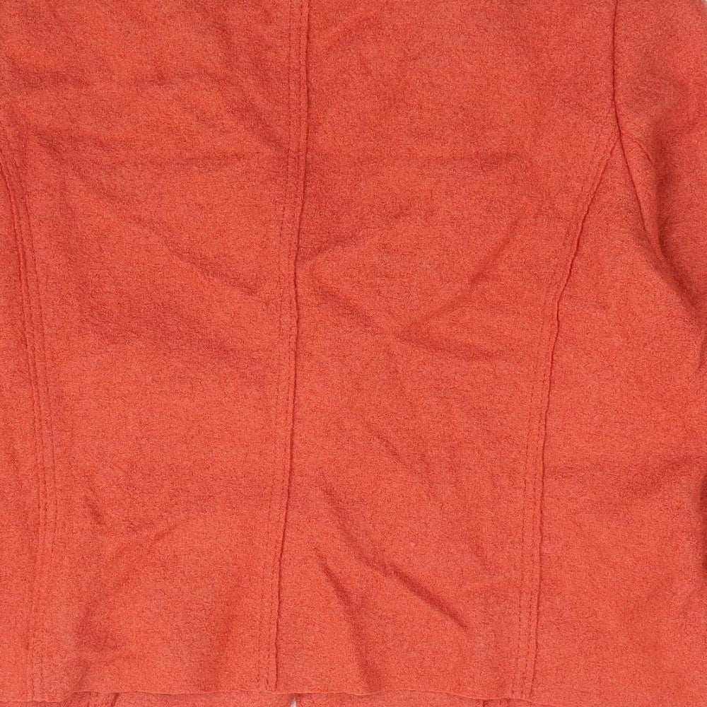 Womens UK Size M Marks and Spencer Orange Jacket
