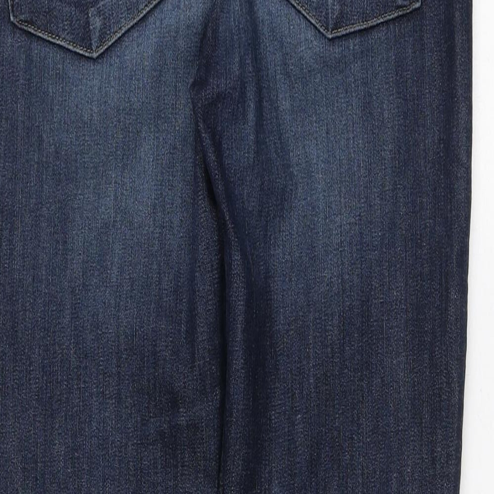 Hudson Mens Blue Cotton Straight Jeans Size 26 in L26 in Regular Button