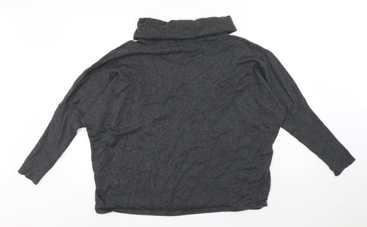 Womens UK Size 14 MARBLE Grey Pullover Jumper