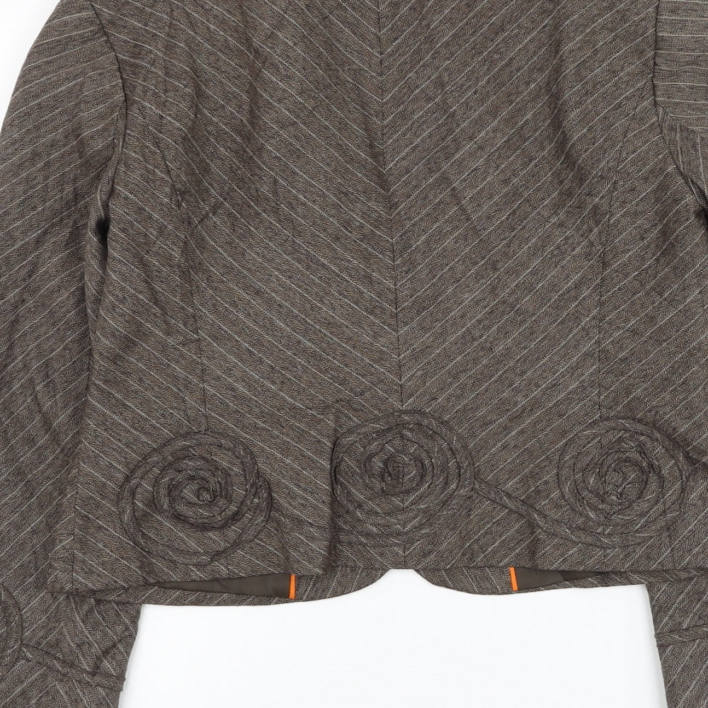 Womens UK Size 12 Marks and Spencer Brown Jacket