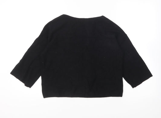 Womens UK Size 12 Definitions Black Pullover Jumper