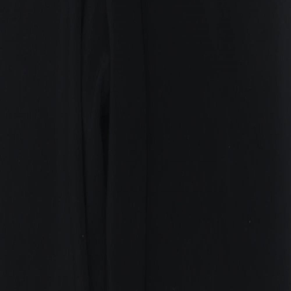 Womens UK Size 32 in Preworn Regular Fit Black Trousers