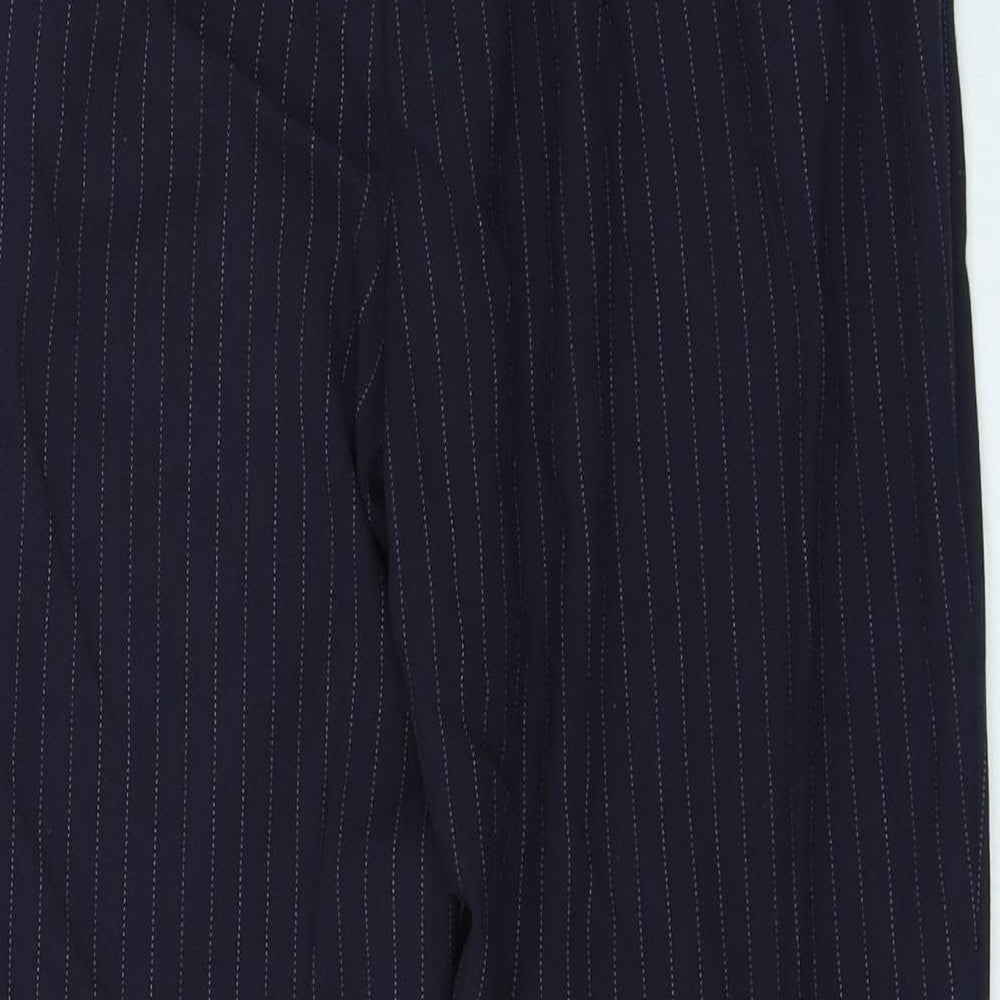 Womens UK Size 6 H&M Regular Fit Blue Trousers