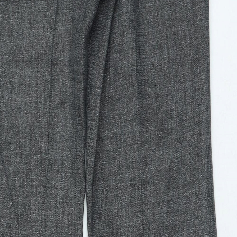 Womens UK Size 38 in Hennes Regular Fit Grey Trousers