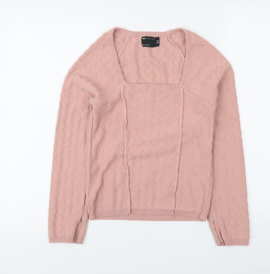 Womens UK Size 8 ASOS Pink Pullover Jumper
