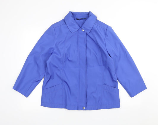 Womens UK Size S BM Blue Pea Coat