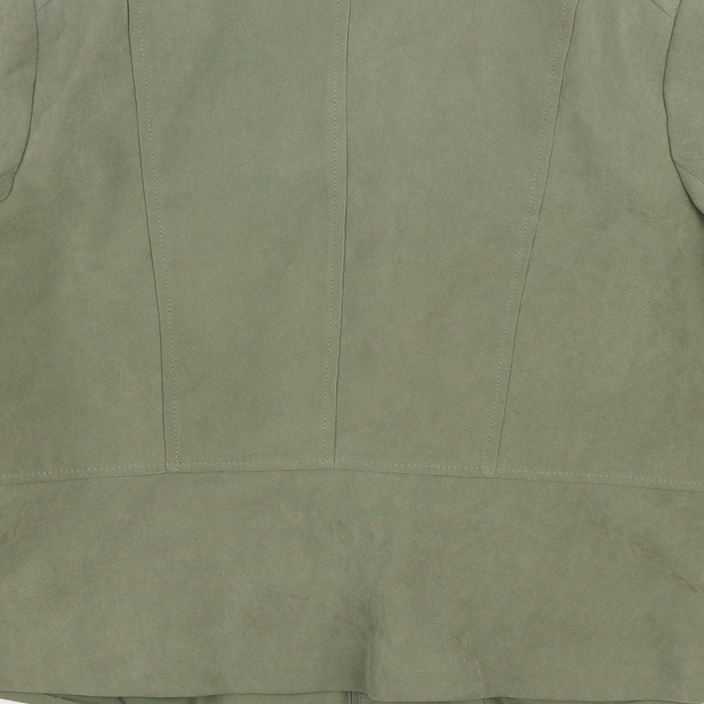 Womens UK Size 14 Preworn Green Jacket