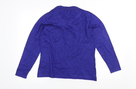 Womens UK Size S Bonmarché Blue Pullover Jumper