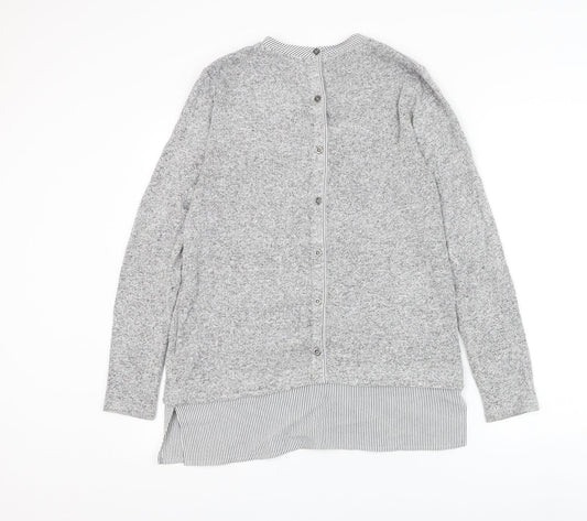 Womens UK Size 12 House of Fraser Grey Pullover Jumper
