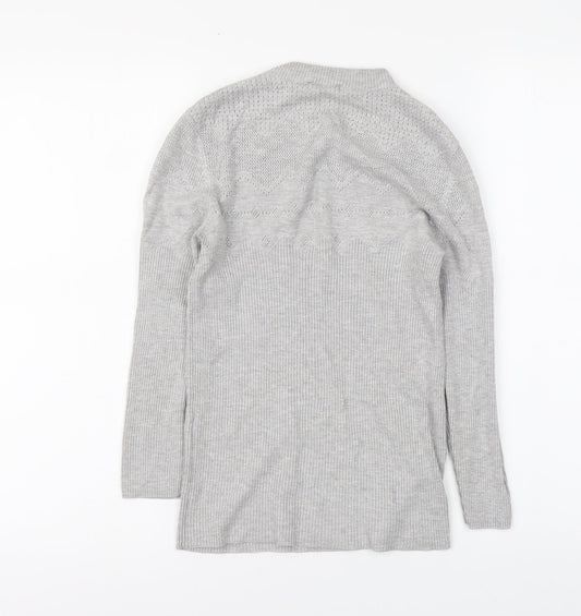 Womens UK Size 10 Warehouse Grey Pullover Jumper