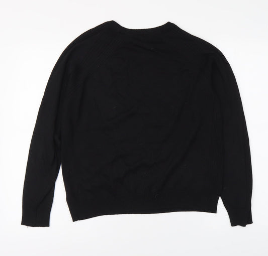 Womens UK Size M NEXT Black Pullover Jumper