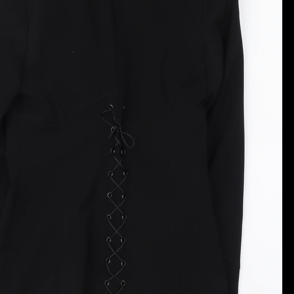 Womens UK Size 10 Bay Regular Black Suit Jacket