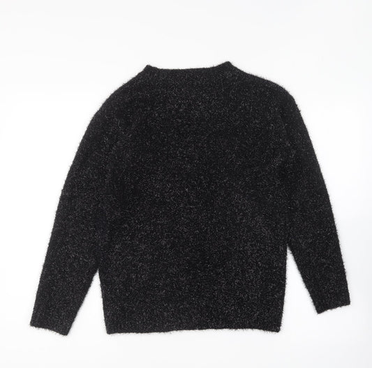 Womens UK Size S NEXT Black Pullover Jumper