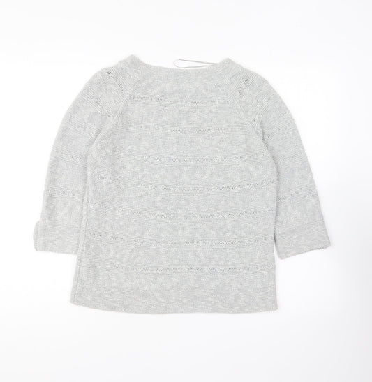 Womens UK Size S Per Una Grey Pullover Jumper