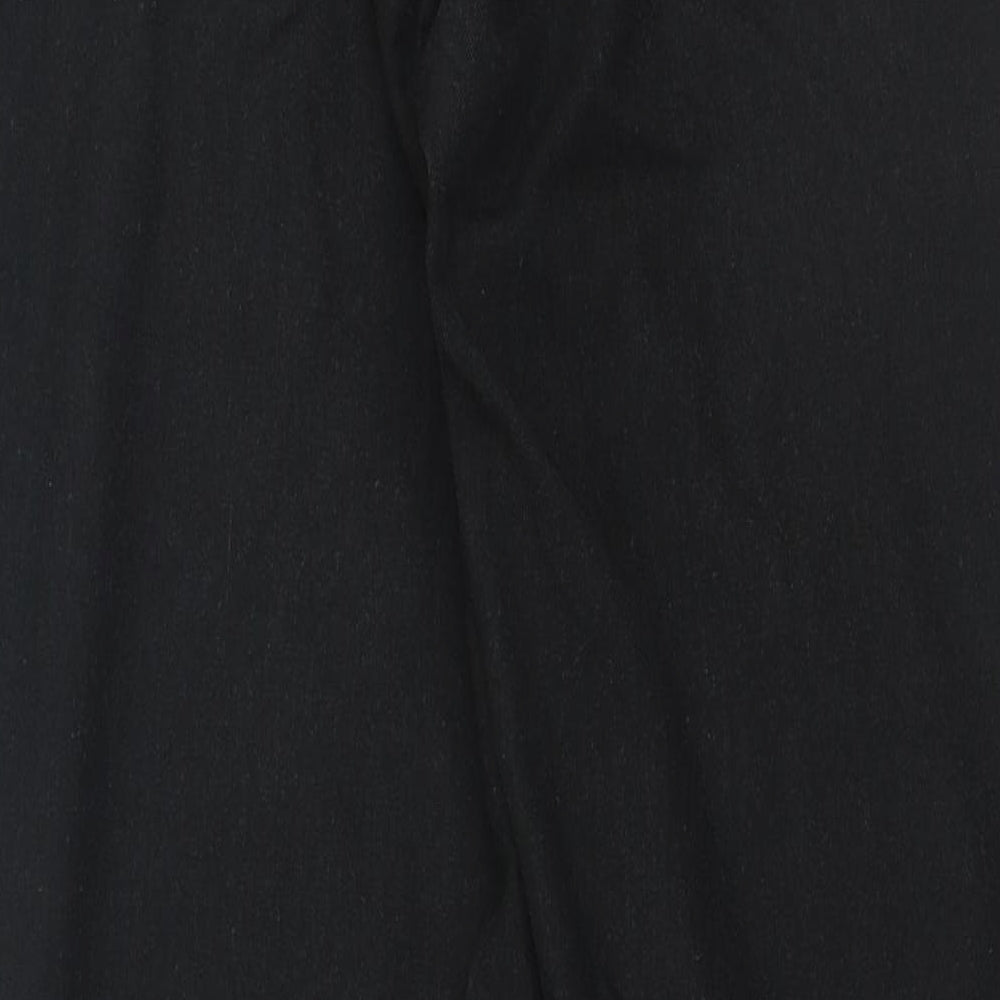 David Luke Mens Grey Polyester Trousers Size 32 in L29 in Regular Zip