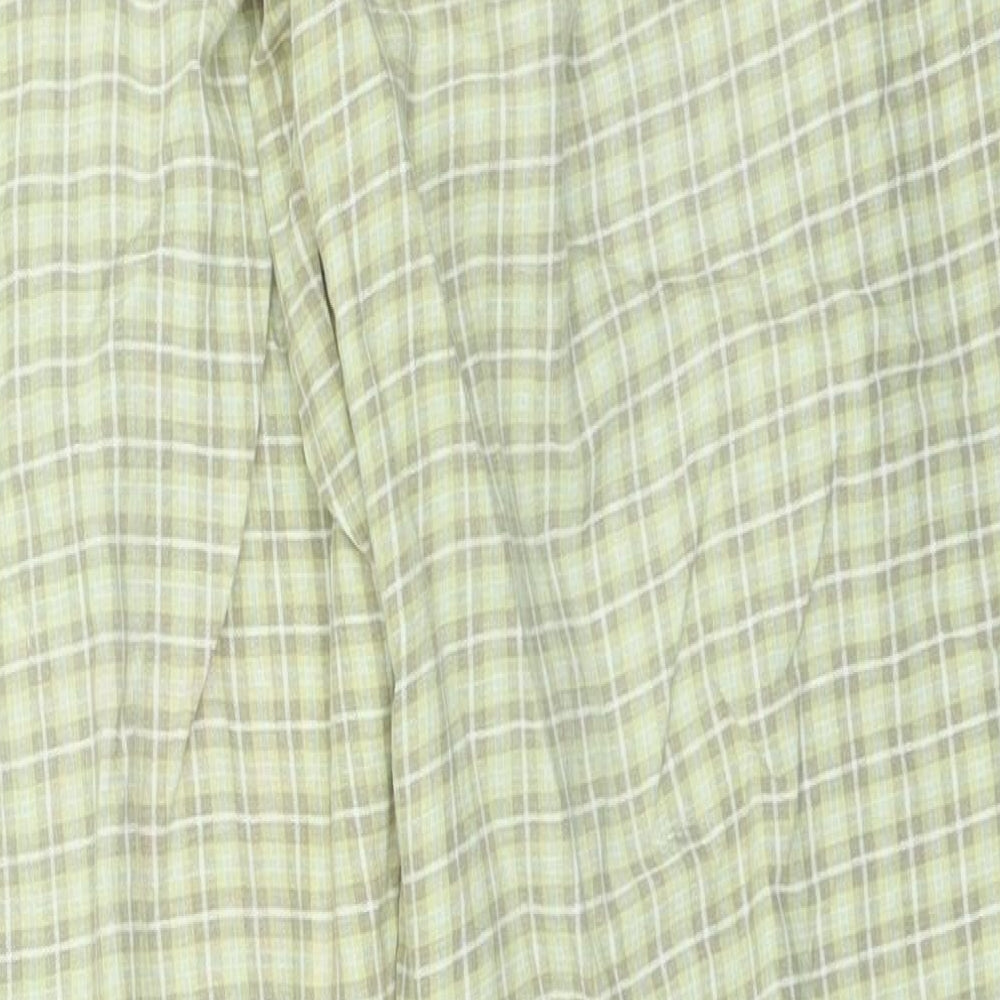 McKINLEY Mens Beige Plaid Polyester Trousers Size S L25 in Regular