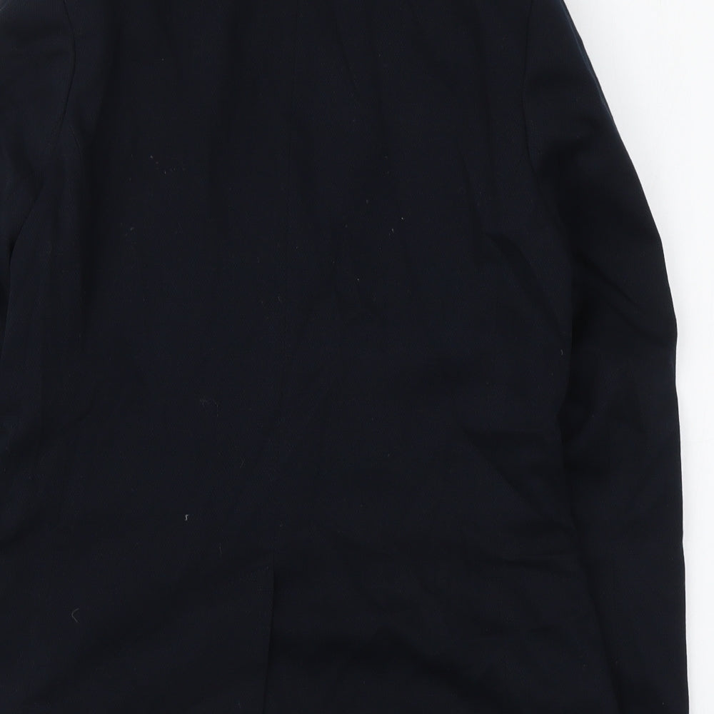 Principles Womens Blue Polyester Jacket Suit Jacket Size 10