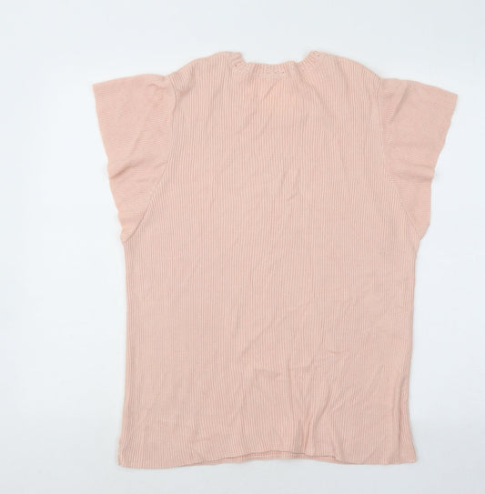 TU Womens Pink Round Neck Viscose Pullover Jumper Size 18