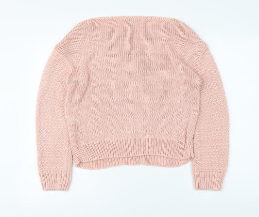 Womens UK Size 12 Warehouse Pink Pullover Jumper