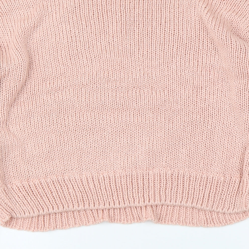 Womens UK Size 12 Warehouse Pink Pullover Jumper
