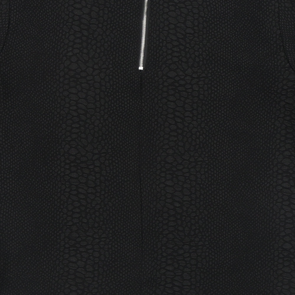 Womens UK Size 8 Atmosphere Black Basic Blouse