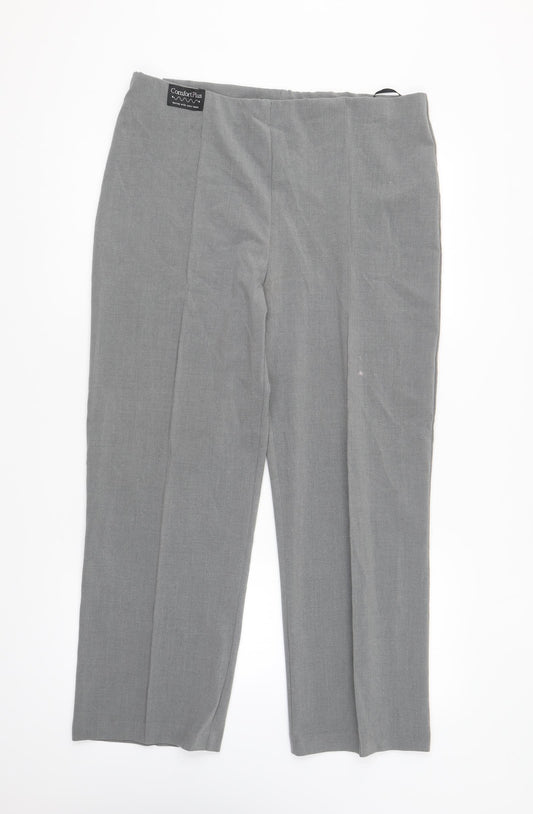 Womens UK Size 14 Epilogue Regular Fit Grey Trousers