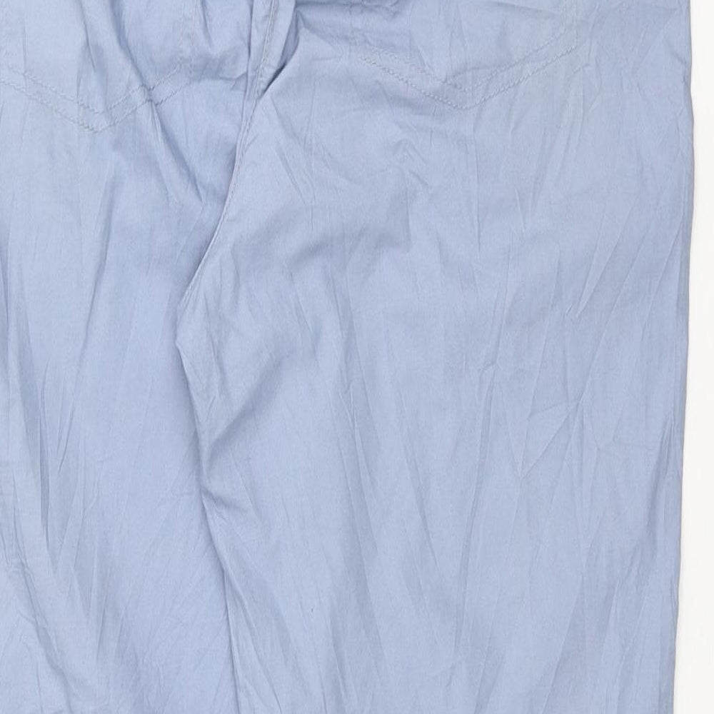 Womens UK Size 8 Canda Regular Fit Blue Trousers