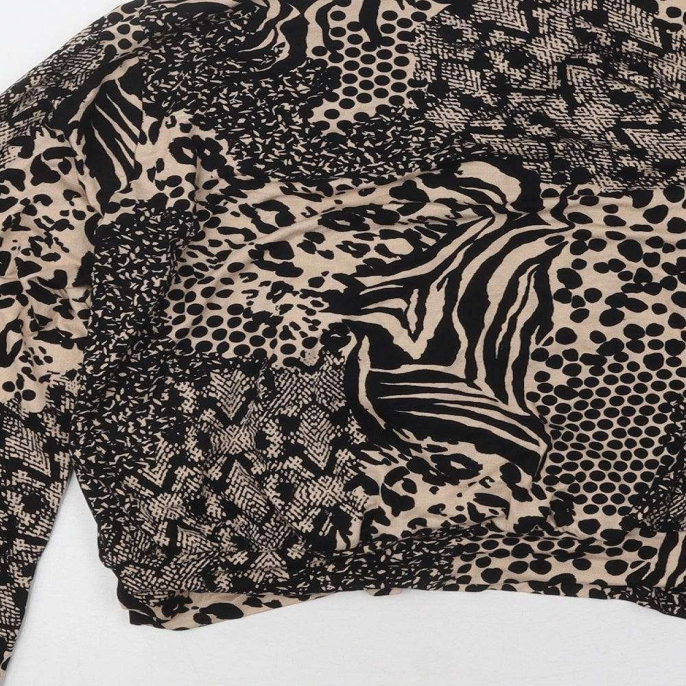 Womens UK Size 12 Roman Black Pullover Jumper