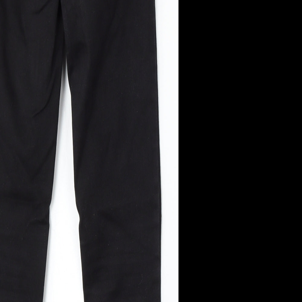 New Look Womens Black Cotton Skinny Jeans Size 8 L28 in Regular Button