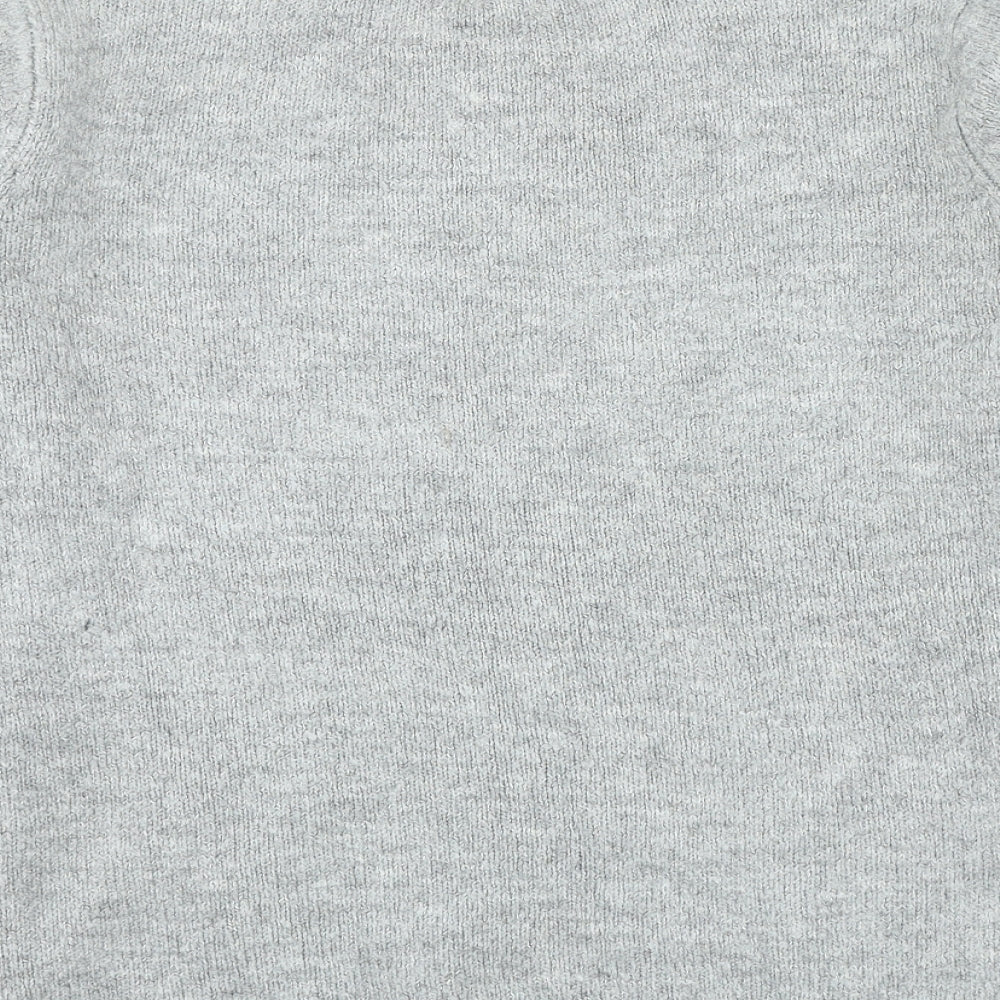 Womens UK Size M Papaya Grey Pullover Jumper