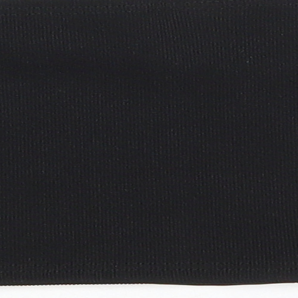 Womens UK Size 8 Topshop Black Cropped Tank