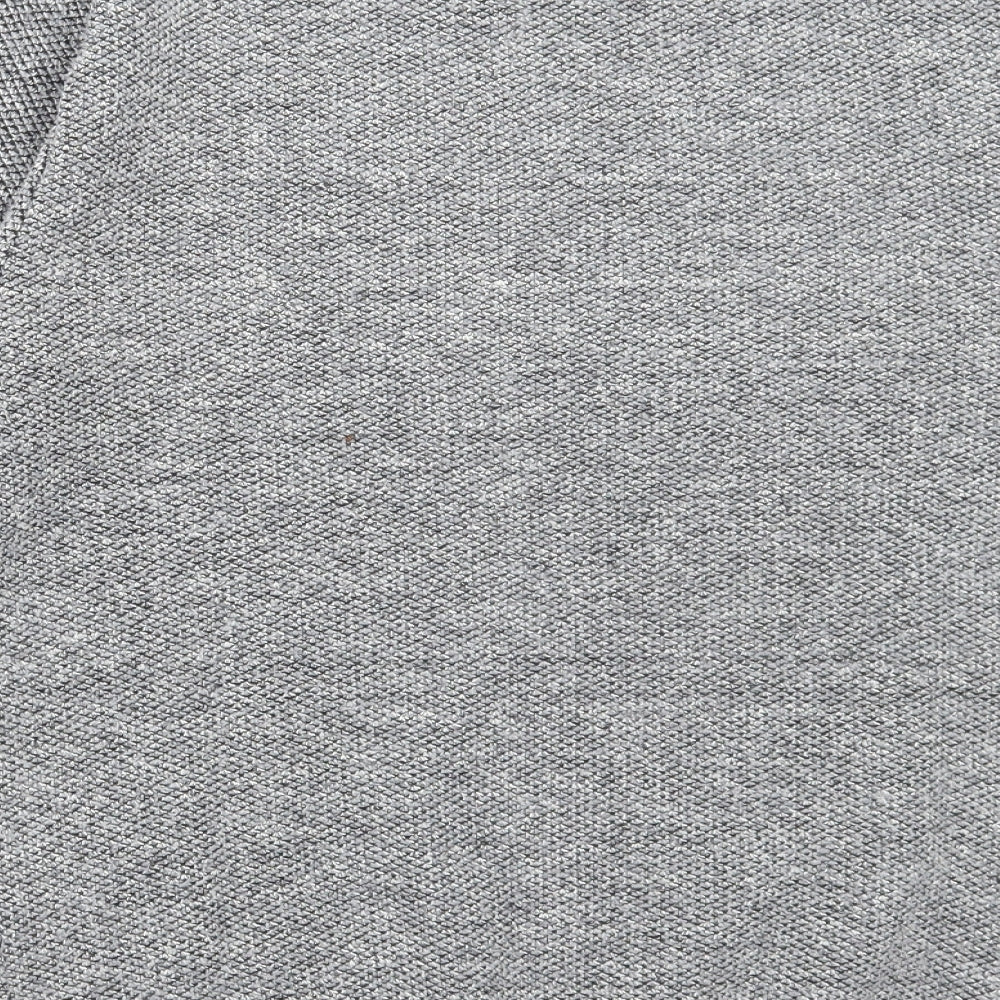 Brave Soul Mens Grey Round Neck Polyester Pullover Jumper Size S