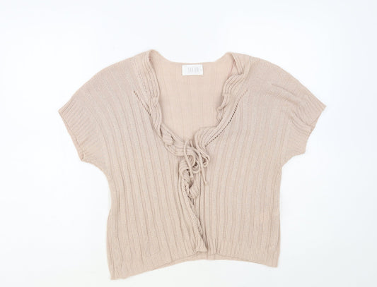 Womens UK Size M Savida Pink Cardigan Jumper