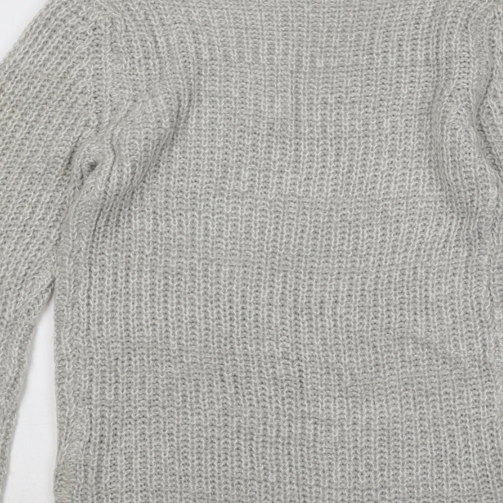 Womens UK Size 10 Atmosphere Grey Pullover Jumper
