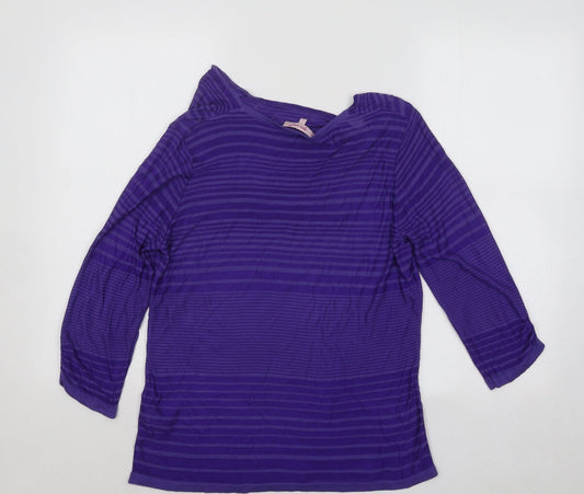 Womens UK Size 12 Per Una Purple Pullover Jumper
