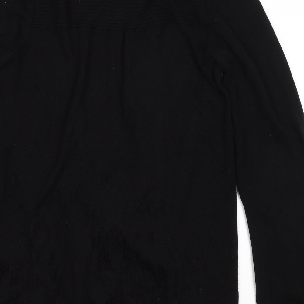 Womens UK Size S Wallis Black Cardigan Jumper