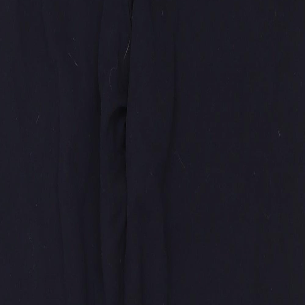 Womens UK Size 8 Marks and Spencer Regular Fit Dress Pants Blue Trousers