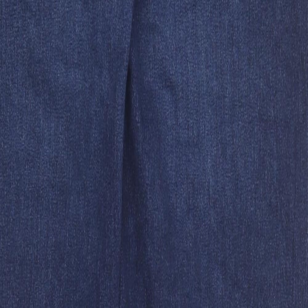 ASOS Womens Blue Cotton Skinny Jeans Size 32 in L32 in Regular Button