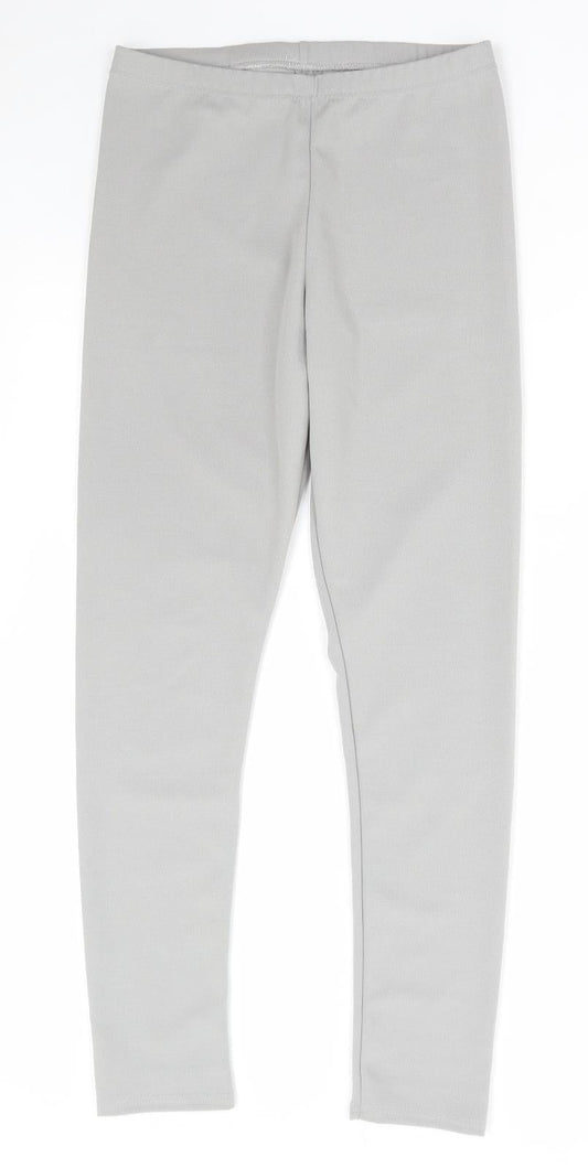 Womens UK Size M Misspap Regular Fit Grey Trousers
