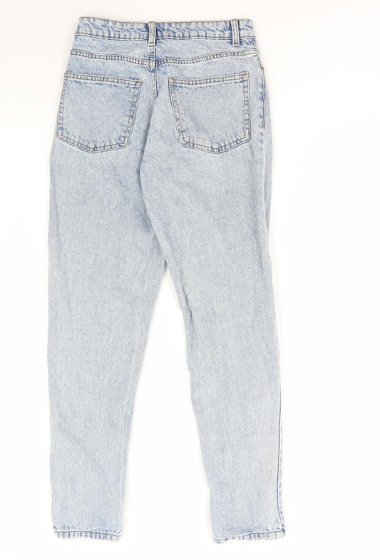 Denim & Co. Womens Blue Cotton Skinny Jeans Size 6 L28 in Regular Zip