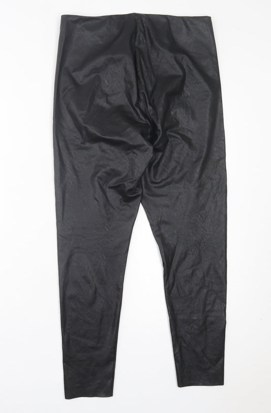 Womens UK Size 16 Gallery Regular Fit Capri Black Trousers