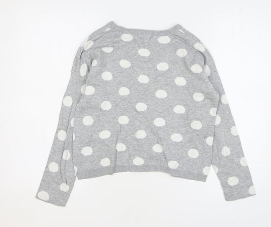 Womens UK Size 8 New Look Grey Pullover Jumper